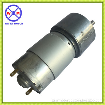 Good quality spur gearbox LOW RPM PMDC brush 24 v gear motor